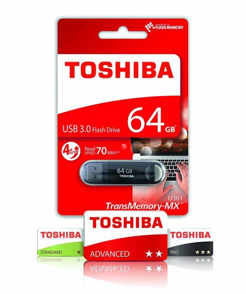 Toshiba TransMemory U302 64GB THN-U302K0640MF (Memory stick) - Preturi