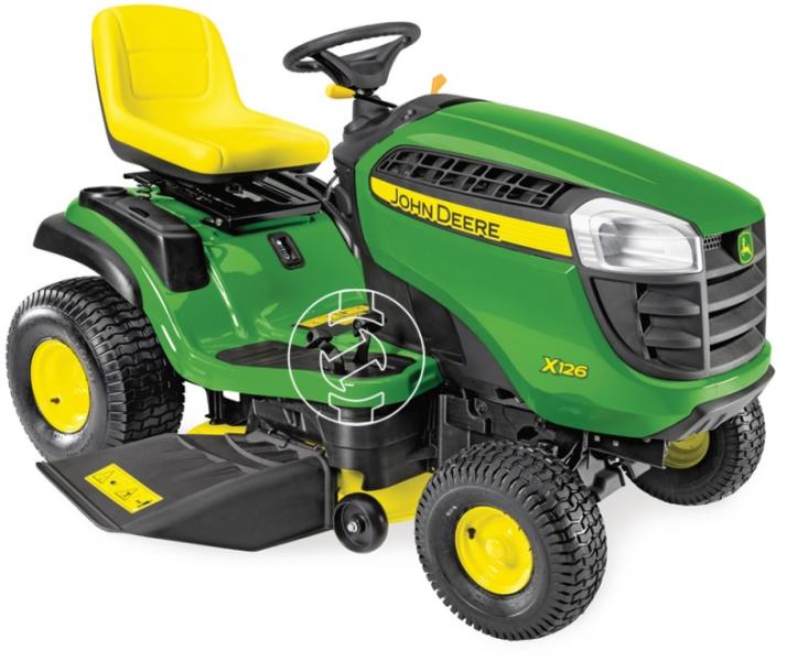 Vásárlás: John Deere X126 Fűnyíró traktor árak összehasonlítása, X 126  boltok