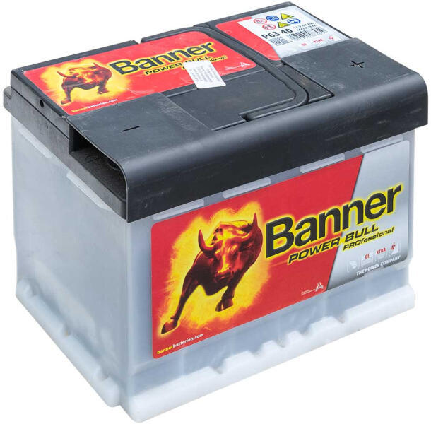 Power Bull Professional 63Ah 620A right+ (P63 40)