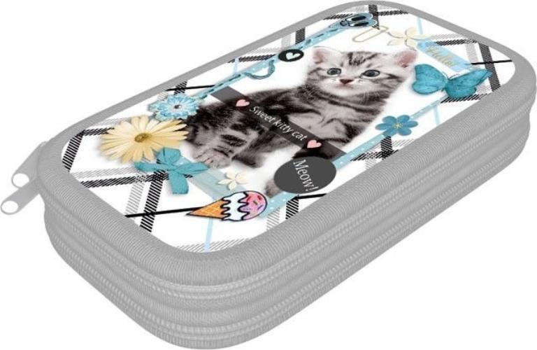 Vásárlás: Lizzy Card Pet Meow cicás, 2 emeletes tolltartó, üres - szürke  (17343007) Tolltartó árak összehasonlítása, Pet Meow cicás 2 emeletes  tolltartó üres szürke 17343007 boltok
