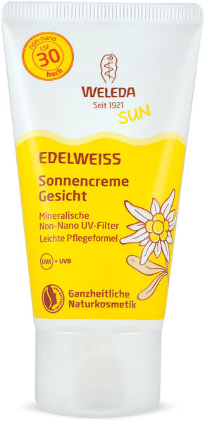 Vásárlás: Weleda Edelweiss Fényvédő Arckrém SPF 30 50ml Naptej, napolaj  árak összehasonlítása, Edelweiss Fényvédő Arckrém SPF 30 50 ml boltok