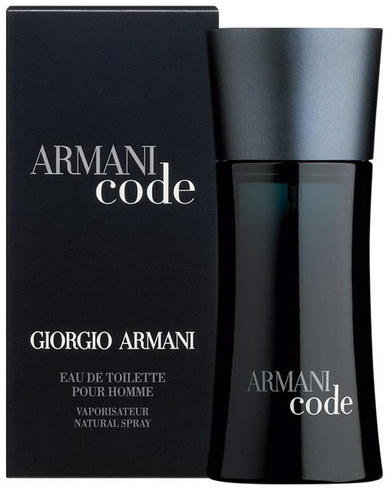 armani code black parfum