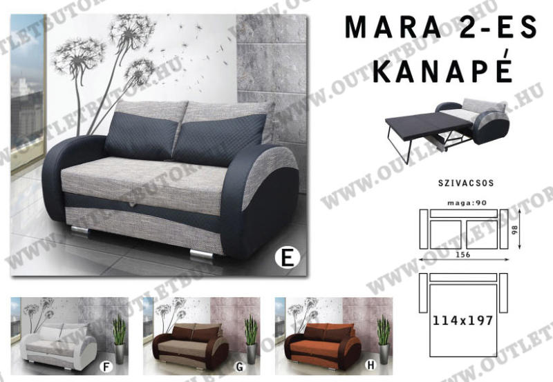 Vásárlás: Miló Bútor Mara kihúzható 2 személyes Kanapé árak  összehasonlítása, Marakihúzható2személyes boltok