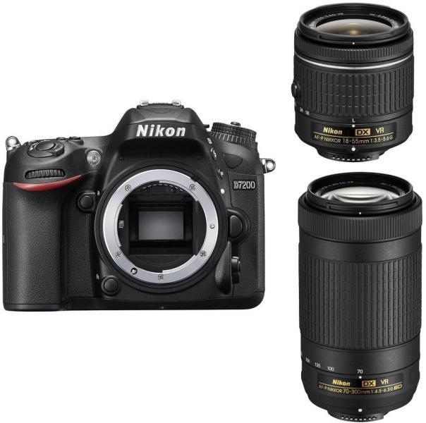 Nikon D7200 + 18-55mm VR + 70-300mm VR - Árukereső.hu