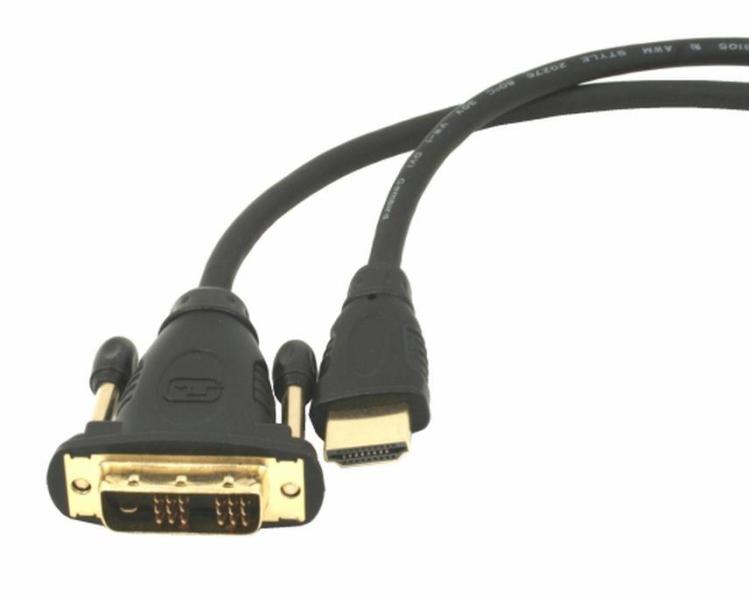 Gembird CC-HDMI-DVI-6 Видеокабел Цени, оферти и мнения, списък с магазини,  евтино Gembird CC-HDMI-DVI-6