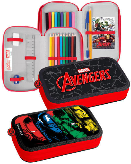 Vásárlás: Starpak Avengers - Bosszúállók töltött emeletes tolltartó  (372604) Tolltartó árak összehasonlítása, Avengers Bosszúállók töltött  emeletes tolltartó 372604 boltok