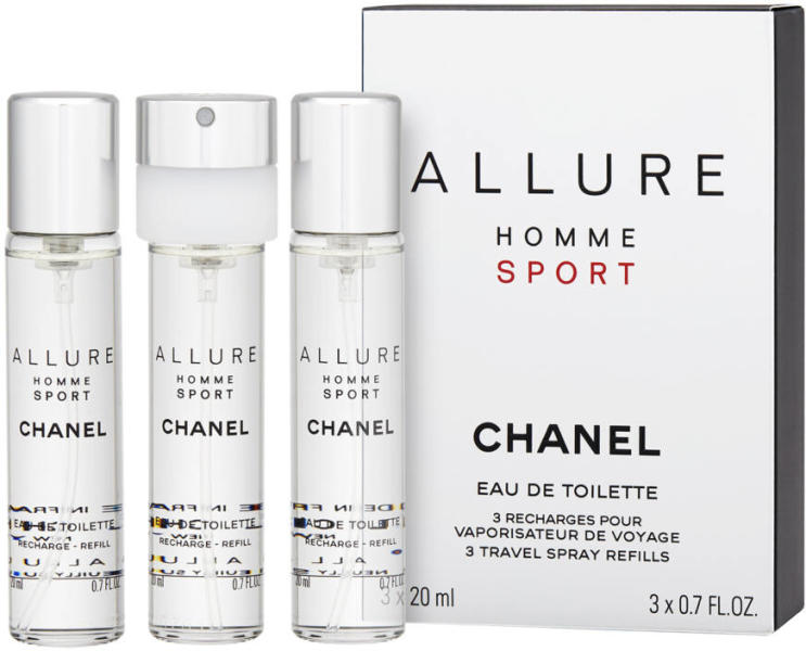 CHANEL Allure Homme Sport (Refills) EDT 3x20 ml (3145891238105) parfüm  vásárlás, olcsó CHANEL Allure Homme Sport (Refills) EDT 3x20 ml  (3145891238105) parfüm árak, akciók