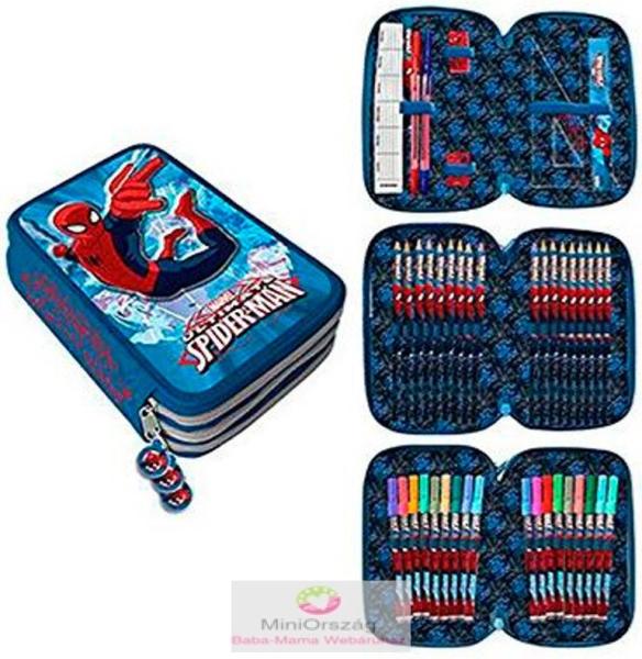 Vásárlás: Spiderman - Pókember 3 emeletes töltött tolltartó (ASN1555) Tolltartó  árak összehasonlítása, Spiderman Pókember 3 emeletes töltött tolltartó ASN  1555 boltok