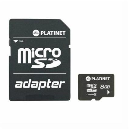 Vásárlás: Platinet microSD 8GB Class10 PMMSD8, eladó Memóriakártya, olcsó  memory card árak