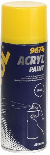 Vásárlás: MANNOL Akril festék - fekete matt 450ml 9674 Autóápolás árak  összehasonlítása, Akril festék fekete matt 450 ml 9674 boltok