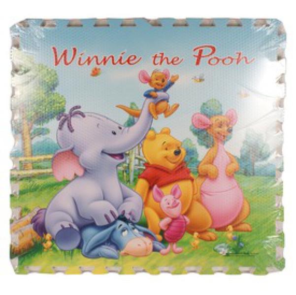 Micimackó óriás habszivacs puzzle/játszószőnyeg 4 db-os (FS-0521)