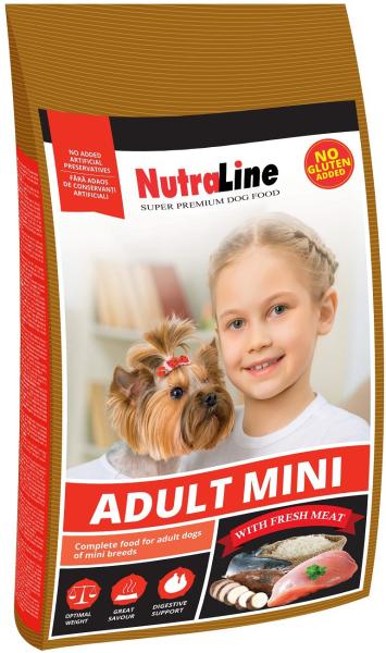 NutraLine Adult Mini 8 kg (Hrana pentru caini) - Preturi