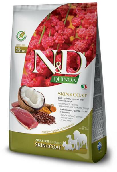 Grain Free Quinoa Skin & Coat duck 7 kg