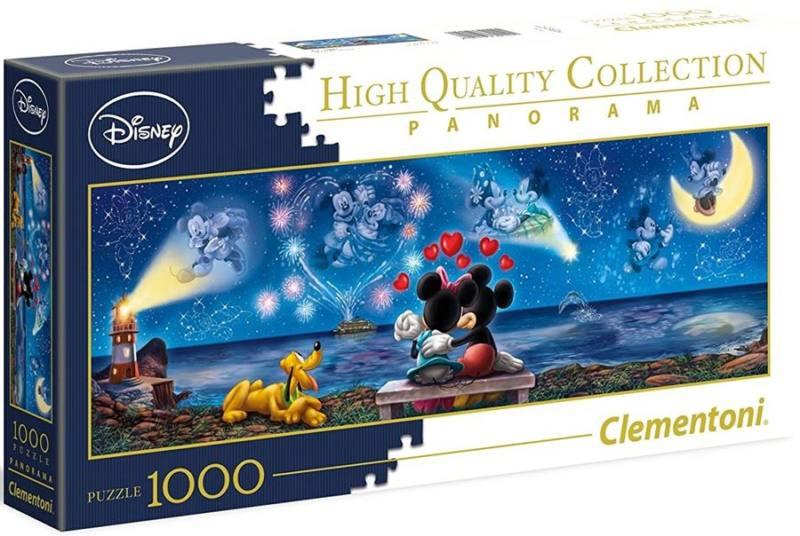 Panoráma puzzle - Mickey és Minnie 1000 db-os (39449)