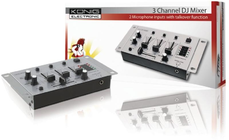 König Kn-djmixer10 vásárlás, olcsó König Kn-djmixer10 árak, Keverőpult  akciók