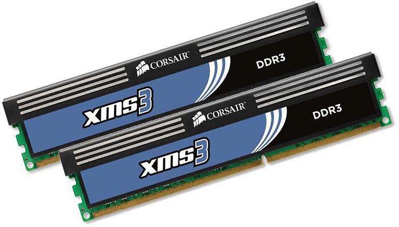 Kit Mémoire RAM Corsair XMS3 8Go (2x4Go) DDR3 1333 MHz CL9 - Pour PC De Bureau, Double Canal