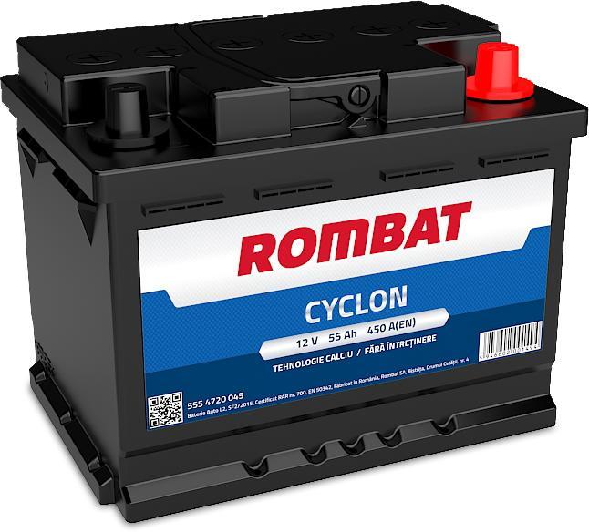 Become Sober spouse ROMBAT Cyclon 55Ah EN 450A (Acumulator auto) - Preturi