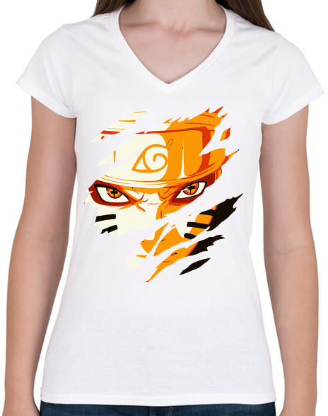Vásárlás: printfashion Naruto Kyubi Mode - Női V-nyakú póló - Fehér Női  póló árak összehasonlítása, Naruto Kyubi Mode Női V nyakú póló Fehér boltok