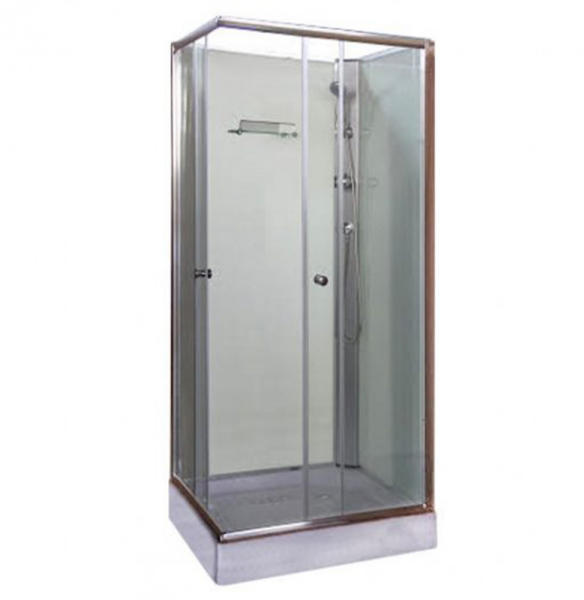 Polo II 80x80x195 cm + tray square