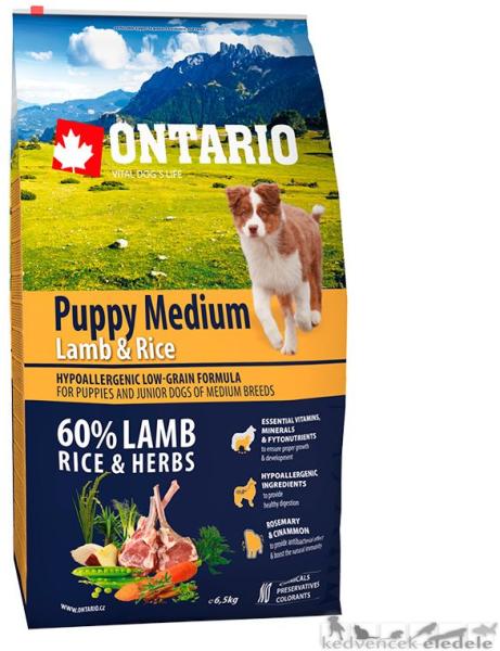 Puppy Medium Lamb & Rice 6,5 kg