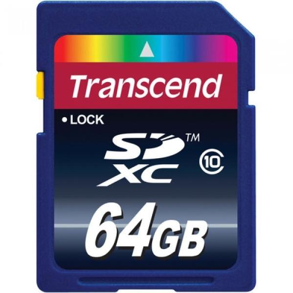Transcend Premium SDXC 64GB Class 10 TS64GSDXC10 (Card memorie) - Preturi
