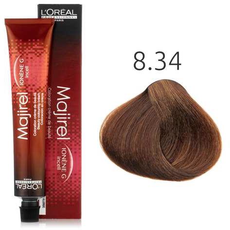 Vásárlás: L'Oréal Majirel 8.34 Hajfesték, hajszínező árak összehasonlítása,  Majirel 8 34 boltok