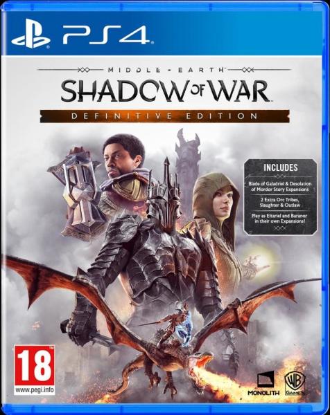 Vásárlás: Warner Bros. Interactive Middle-Earth Shadow of War [Definitive  Edition] (PS4) PlayStation 4 játék árak összehasonlítása, Middle Earth  Shadow of War Definitive Edition PS 4 boltok