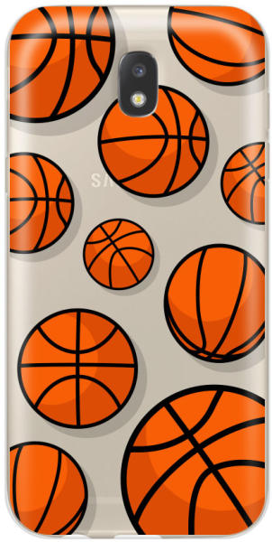 Lemontti Husa Samsung Galaxy J5 (2017) Lemontti Silicon Art Basketball  (LMSAJ530M22) (Husa telefon mobil) - Preturi