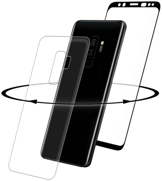 Eiger Folie Samsung Galaxy S9 Plus G965 Eiger Sticla 3D 360 grade Clear  Black (EGSP00208) (Folie protectie telefon mobil) - Preturi