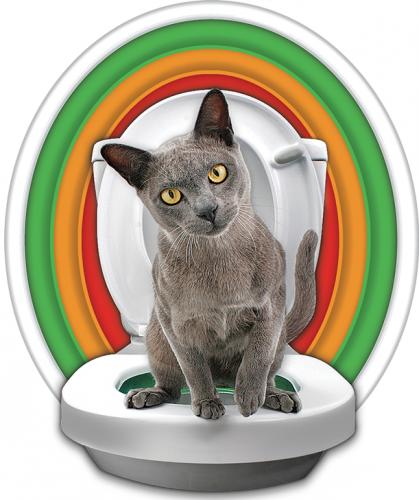 Litter Kwitter Cat Toalet Training System - система за обучение на котки за  ползване на човешка тоалетна LK1 Постелки за тоалетни Цени, оферти и  мнения, списък с магазини, евтино Litter Kwitter Cat
