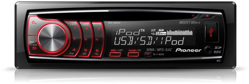 Pioneer DEH-6300SD Радио за кола Цени, оферти и мнения, каталог на