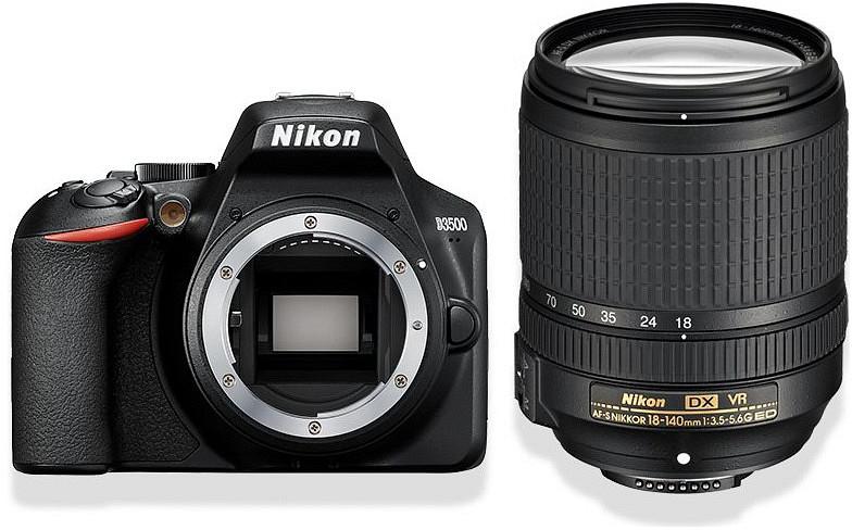 Nikon D3500 + AF-S 18-140mm VR (VBA550K004) Aparat foto Preturi, Nikon D3500  + AF-S 18-140mm VR (VBA550K004) aparate foto digital oferte