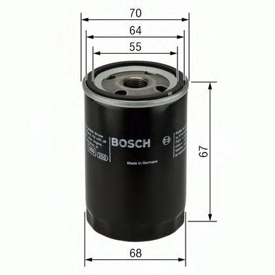 Bosch Filtru ulei CHEVROLET SPARK (2005 - 2016) BOSCH 0 986 452 058 (Filtru  ulei) - Preturi