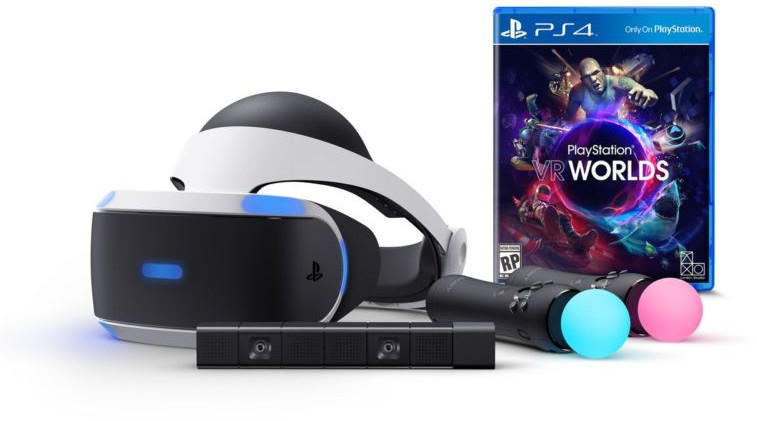 Sony PlayStation PS4 VR + Camera + VR Worlds + Move Twin Pack (PS719880561)  VR очила, аксесоари за VR очила Цени, оферти и мнения, списък с магазини,  евтино Sony PlayStation PS4 VR +