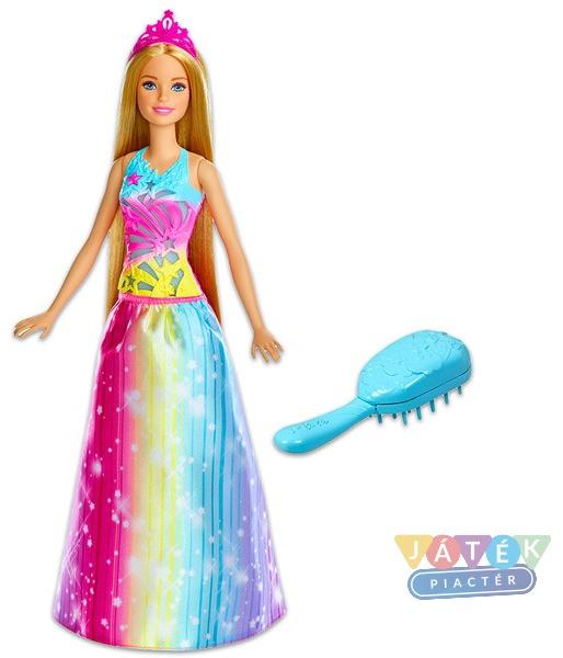 Vásárlás: Mattel Barbie Dreamtopia - Tündöklő hercegnő mágikus fésűvel  (FRB12) Barbie baba árak összehasonlítása, Barbie Dreamtopia Tündöklő  hercegnő mágikus fésűvel FRB 12 boltok