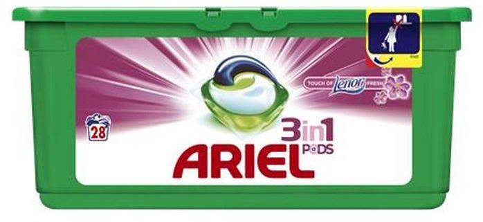 Vásárlás: Ariel 3in1 Touch of Lenor mosókapszula 28 db Mosószer, mosópor  árak összehasonlítása, 3 in 1 Touch of Lenor mosókapszula 28 db boltok
