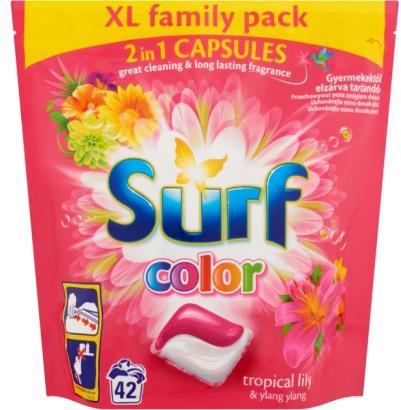 Vásárlás: Surf Color Tropical mosókapszula 42 db Mosószer, mosópor árak  összehasonlítása, ColorTropicalmosókapszula42db boltok