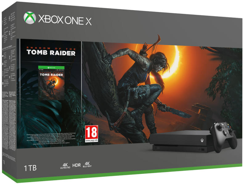 Microsoft Xbox One X 1TB + Shadow of the Tomb Raider vásárolj már 0 Ft-tól