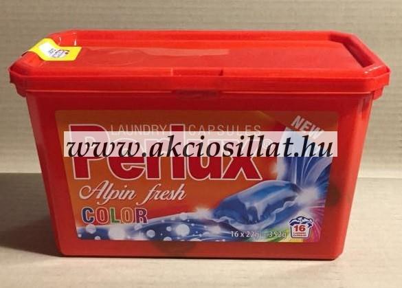 Vásárlás: Perlux Alpin Fresh Color mosókapszula 16 db Mosószer, mosópor  árak összehasonlítása, AlpinFreshColormosókapszula16db boltok