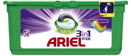 Vásárlás: Ariel 3in1 Color&Style mosókapszula 28 db Mosószer, mosópor árak  összehasonlítása, 3 in 1 Color Style mosókapszula 28 db boltok