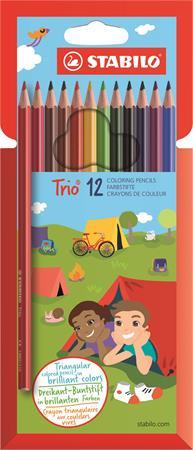 Vásárlás: STABILO Trio háromszög alakú színes ceruza 12 db (1960/12-01)  Ceruza árak összehasonlítása, Trio háromszög alakú színes ceruza 12 db 1960  12 01 boltok