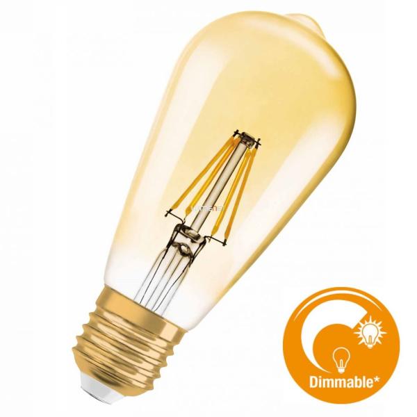LEDVANCE Vintage 1906 Edison E27 7.5W 2500K 725lm (4052899972360)