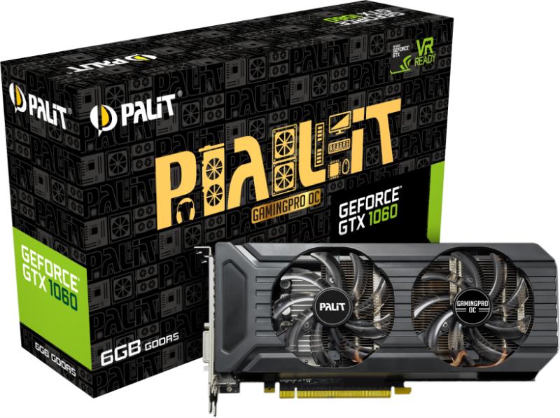 Vásárlás: Palit GeForce GTX 1060 GamingPro OC 6GB GDDR5 192bit