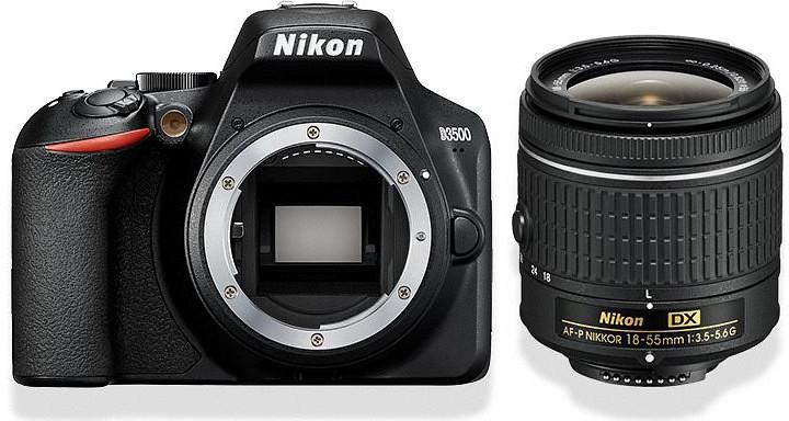 Nikon D3500 + AF-P 18-55mm (VBA550K002) Aparat foto Preturi, Nikon D3500 +  AF-P 18-55mm (VBA550K002) aparate foto digital oferte