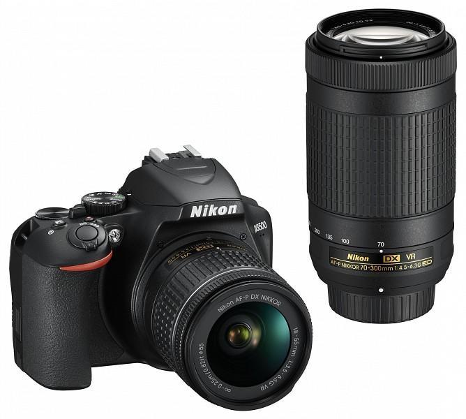 Nikon D3500 + AF-P 18-55mm VR + AF-P 70-300mm VR (VBA550K005) Aparat foto  Preturi, Nikon D3500 + AF-P 18-55mm VR + AF-P 70-300mm VR (VBA550K005)  aparate foto digital oferte