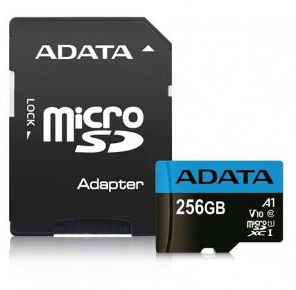 microSDXC 256GB C10/UHS-I AUSDX256GUICL10A1-RA1