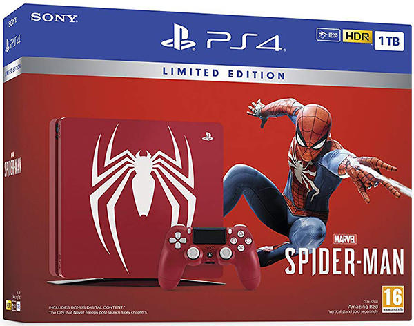 Sony PlayStation 4 Slim 1TB (PS4 Slim 1TB) Marvel Spider-Man Limited  Edition vásárolj már 0 Ft-tól