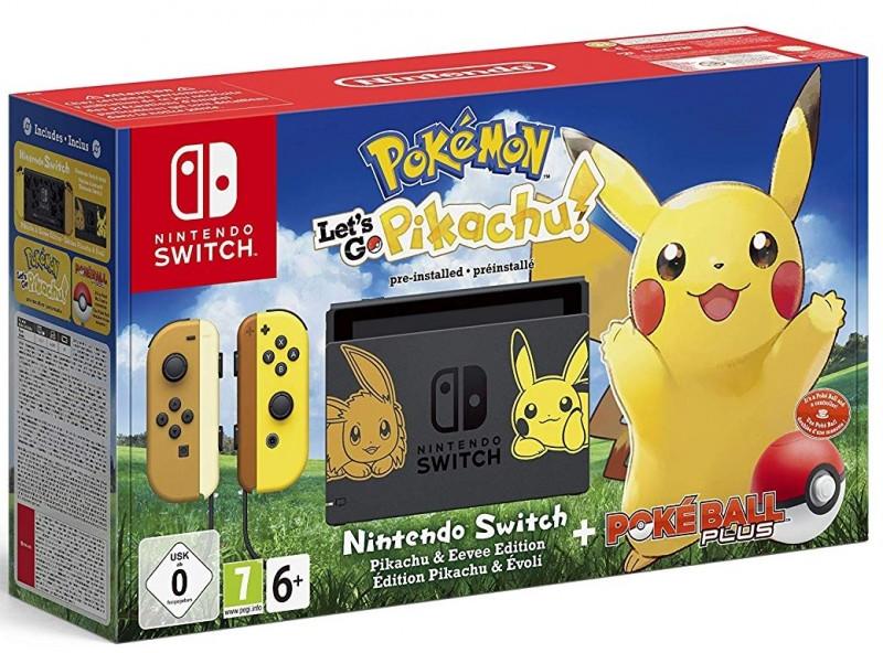 Nintendo Switch Pokémon Edition + Let's Go Pikachu! vásárolj már 0 Ft-tól