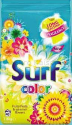 Vásárlás: Surf Color Fruity Fiesta and Summer Flowers mosópor 2,8kg Mosószer,  mosópor árak összehasonlítása, Color Fruity Fiesta and Summer Flowers  mosópor 2 8 kg boltok