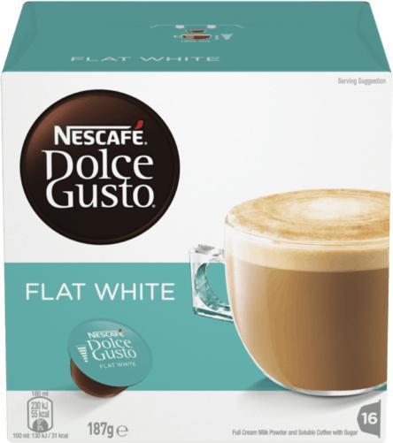 Vásárlás: NESCAFÉ Dolce Gusto Flat White (16) Kávégép kapszula, kávépárna  árak összehasonlítása, Dolce Gusto Flat White 16 boltok
